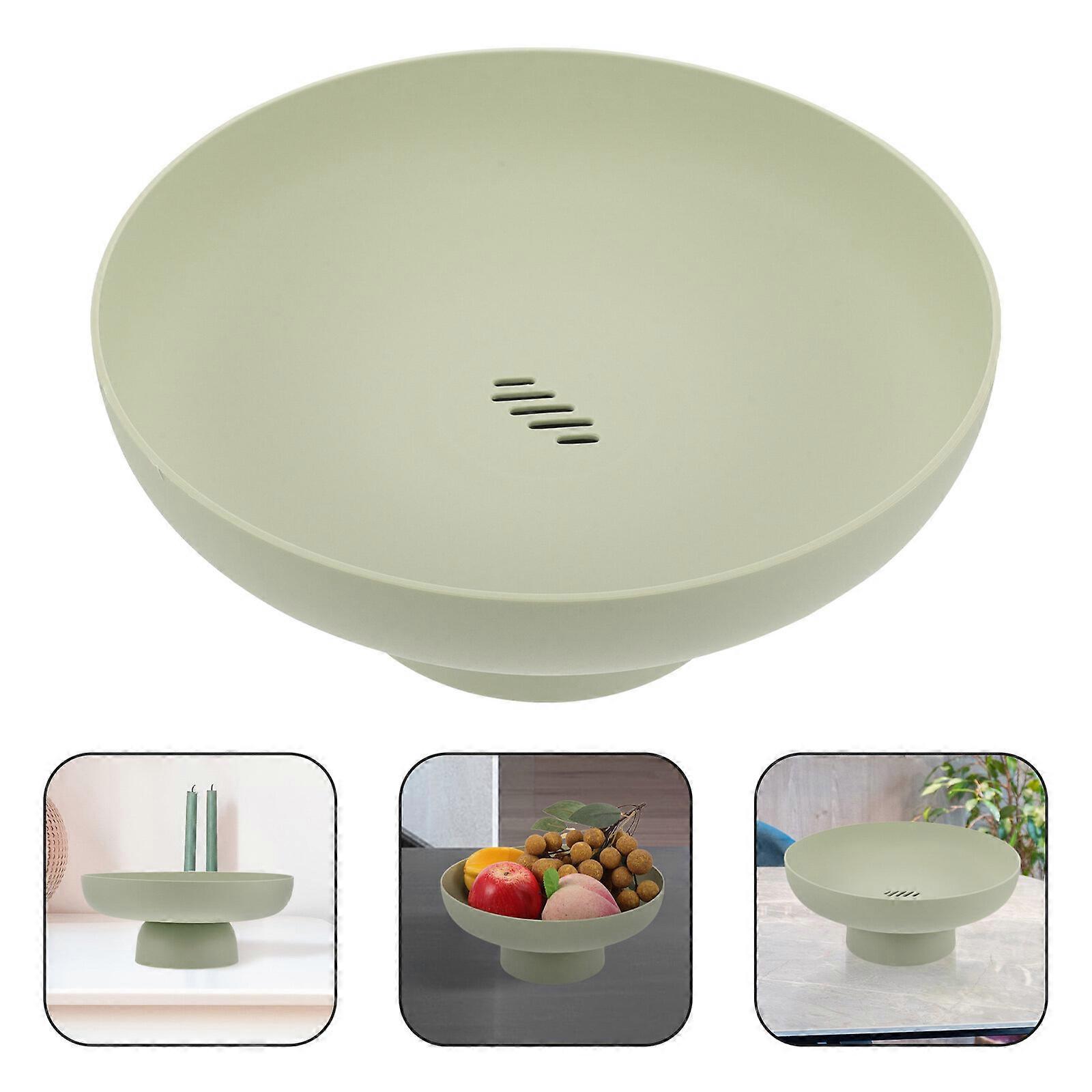 Portabil de fructe drenare Bowl high base coș de fructe decorative suport de fructe