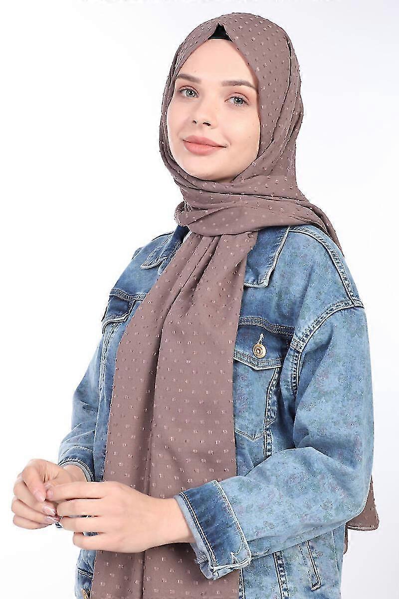 Miray Ptpit Chiffon Châle Vison