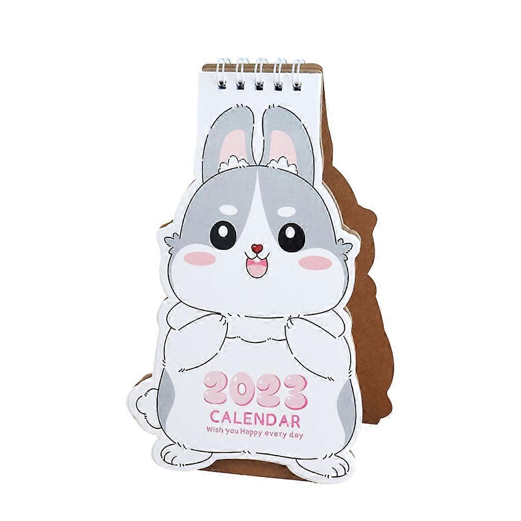 Cartoon Desk Calendar Small Monthly Desktop Calendar From Oct 2022 to Dec 2023
