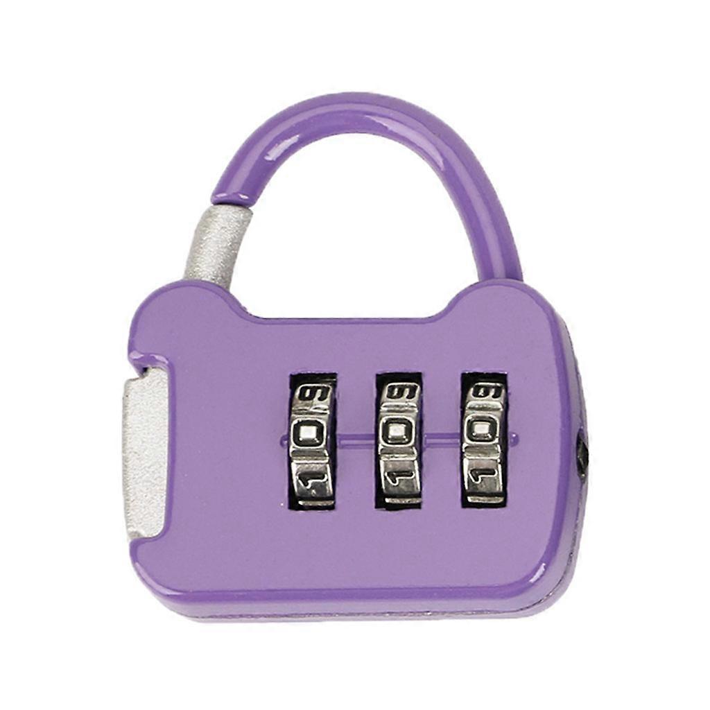 Zinc Alloy Combination Padlock Locker Anti-theft Locks Rustproof Colorful