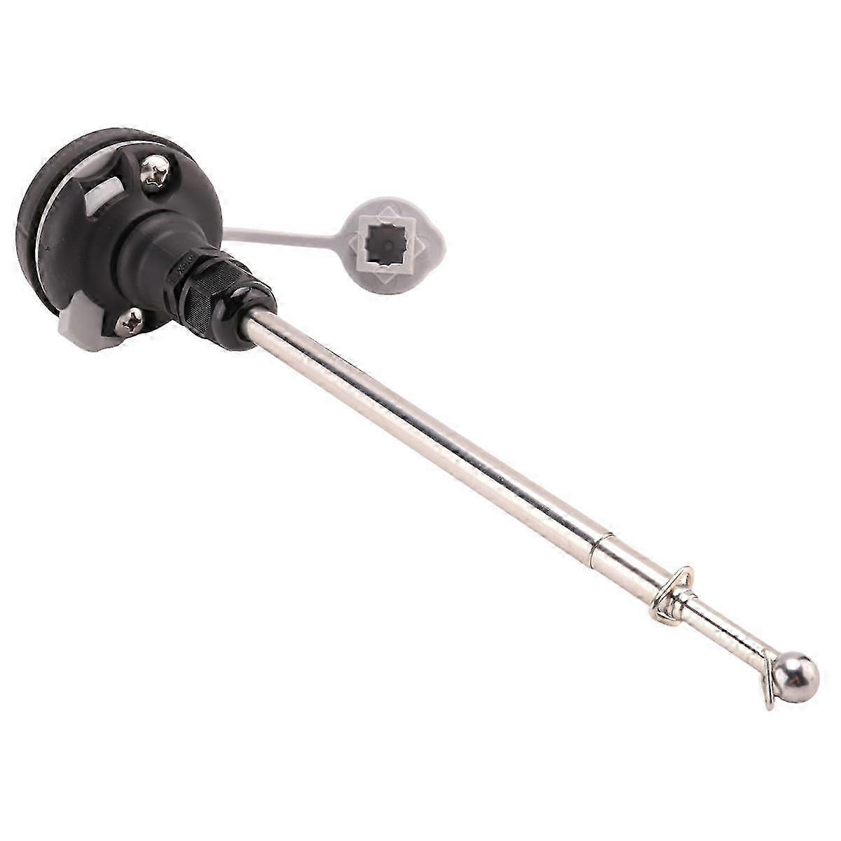 عمود علم من الفولاذ المقاوم للصدأ لقوارب الكاياك واليخوت والقوارب الصغيرة وحامل على سطح الكاياك ومقبس قفل عمود العلم