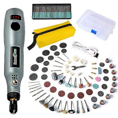 Mini Wireless Drill Electric Carving Pen Variable Speed USB Cordless Drill Rotary Tools Kit Engraver Pen for Grinding Polishing