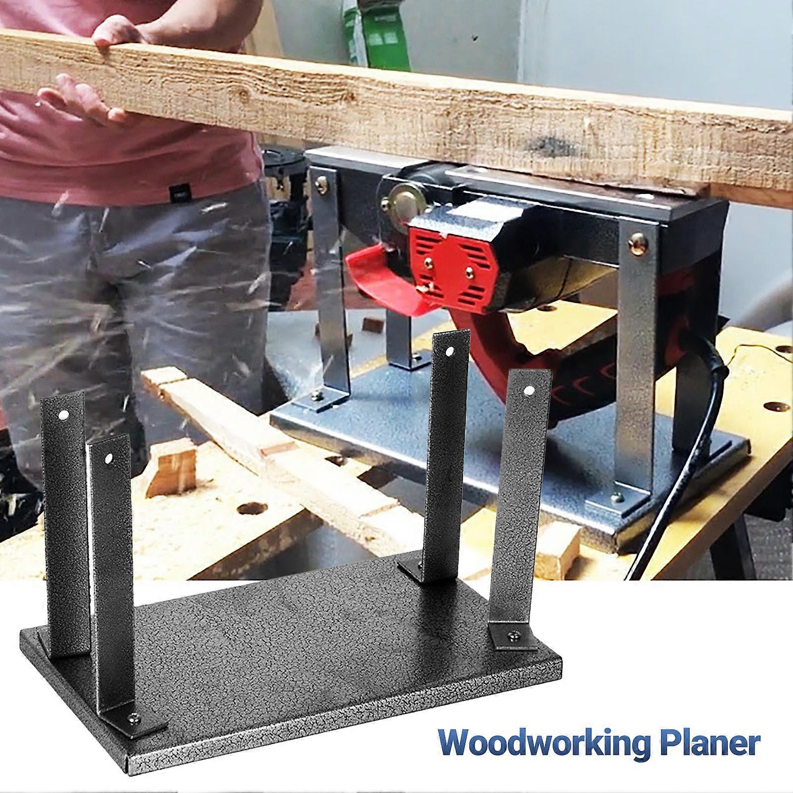 Flip Planer Frame Stable Good Pressure Resistance Sturdy Smoother Simple Structure Carpentry Tool Steel Woodworking Benches Planers Guide Table for Ho