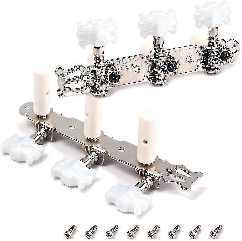 2 Pcs Guitar Machine Heads Tuning Pegs Tuning Keys Tuners For Classical Guitar