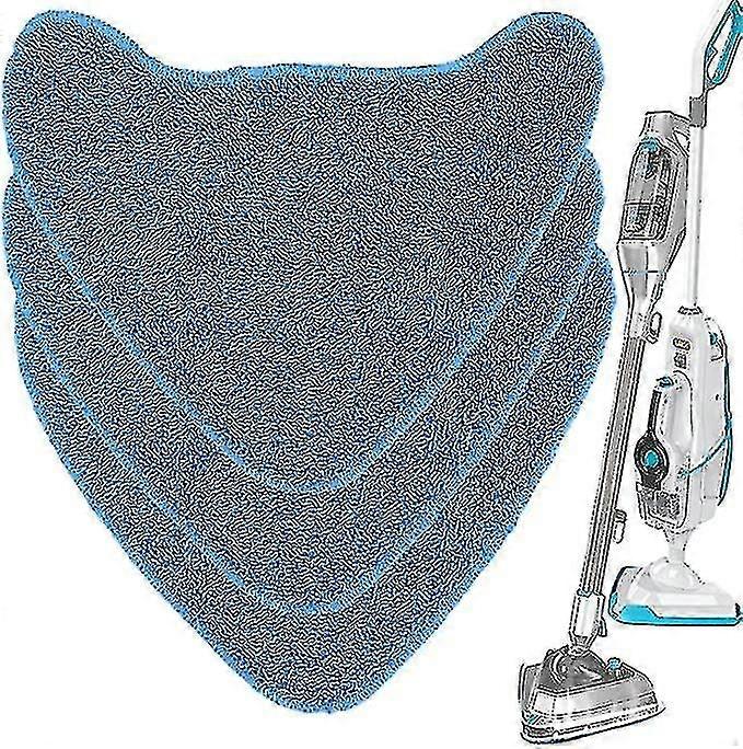 yougangmicrofiber Steam Mop Pads For Vax Steam Cleaner, S86-sf-cc, S85-cm, S86-sf-c, S84-w7-p, S7 And More, 3pcs-blue