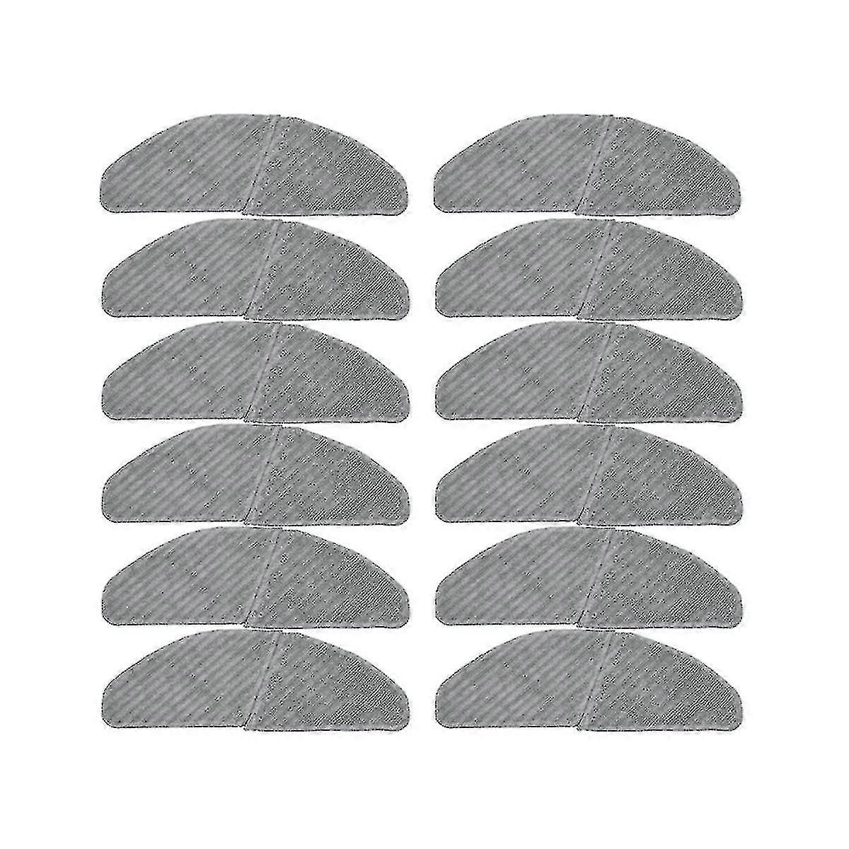 12pcs Robot Vacuum Cleaner Mop For S8+ M7 Pro Robot Polyester Swipe Wipe Mop Cloth Pads Appliance P