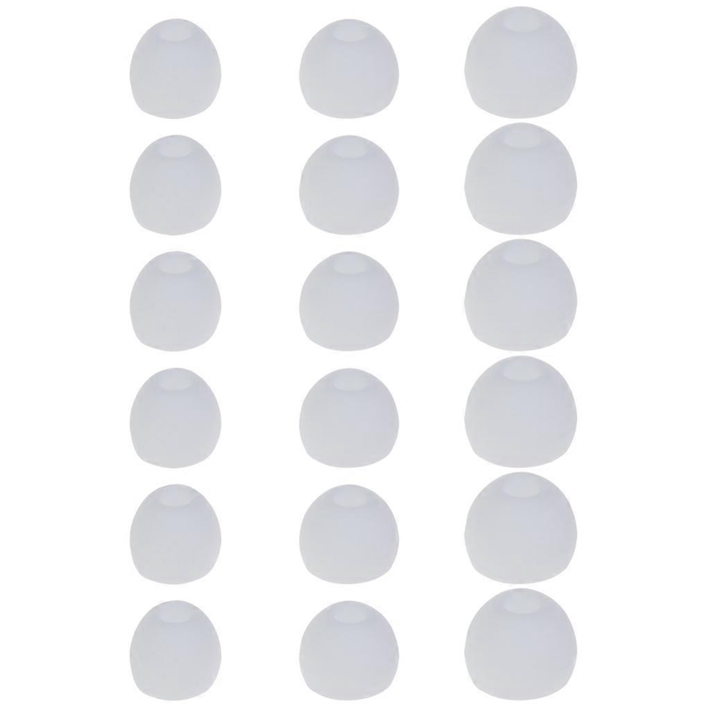 9 Pairs Soft Ear Tips Eartips Earbuds Tips Replacement for in-Ear Headphones