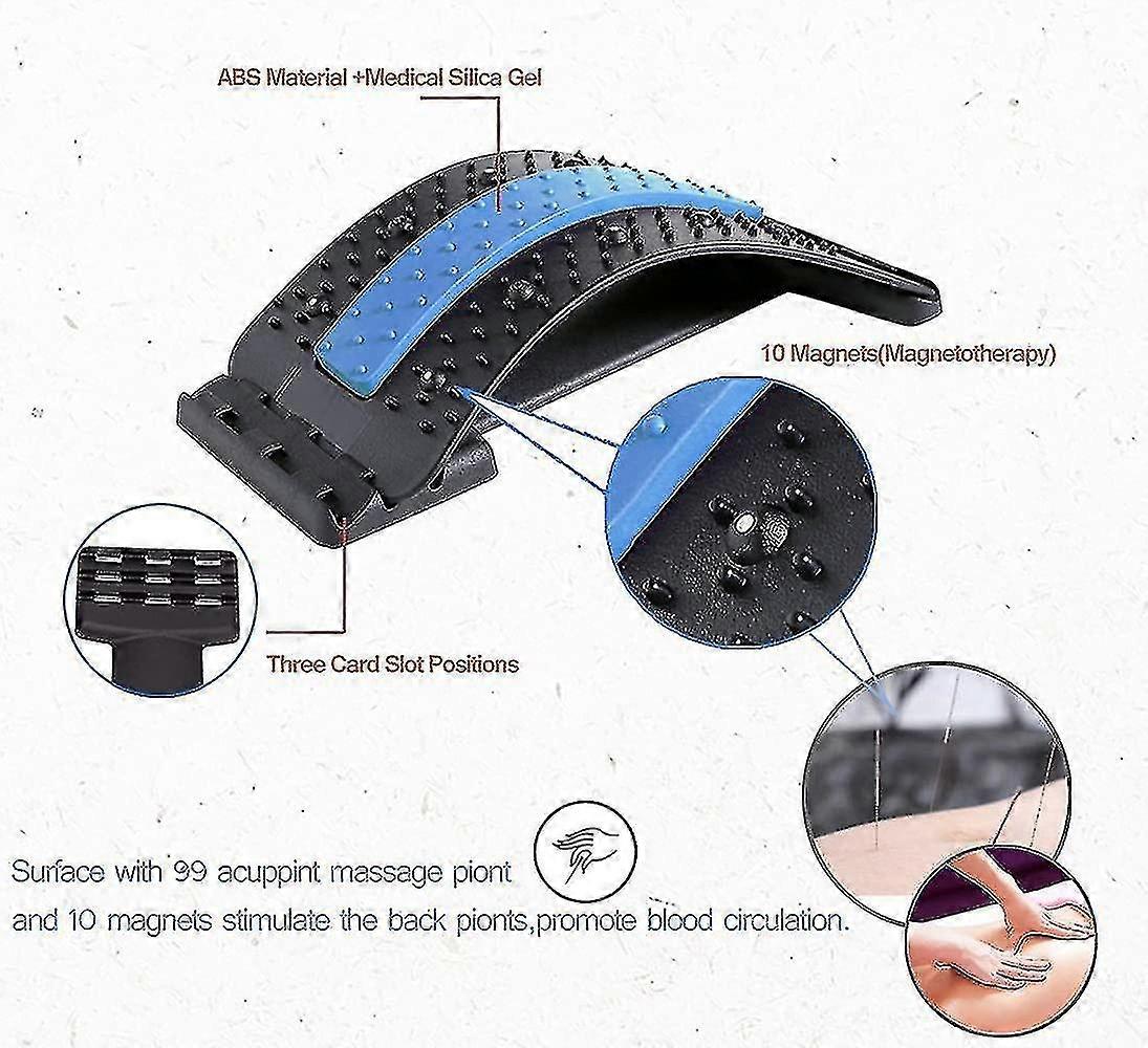 Back Stretcher Device - Magic Lumbar Support Device, Back Cracker Device
