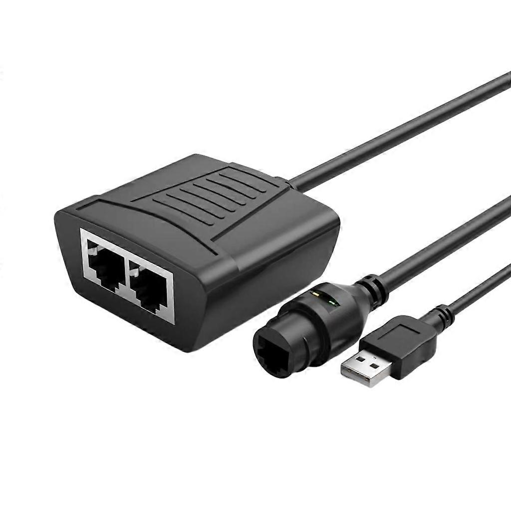 RJ45-Ethernet-Splitter-Steckverbinder-Adapter-Netzwerk-Extender-Buchse 1 bis 2 Anschlüsse