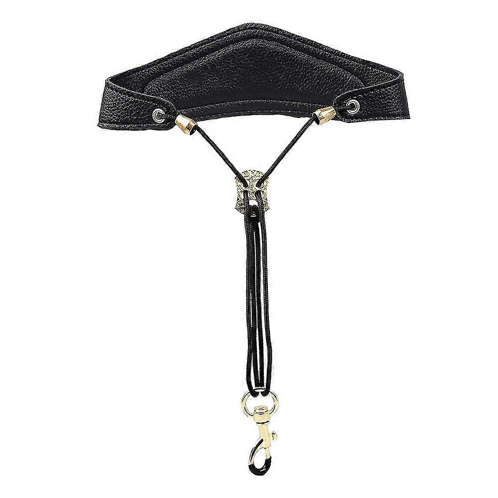 Saxophone PU Leather Shoulder Strap Soft Neck Strap Padded for Sax