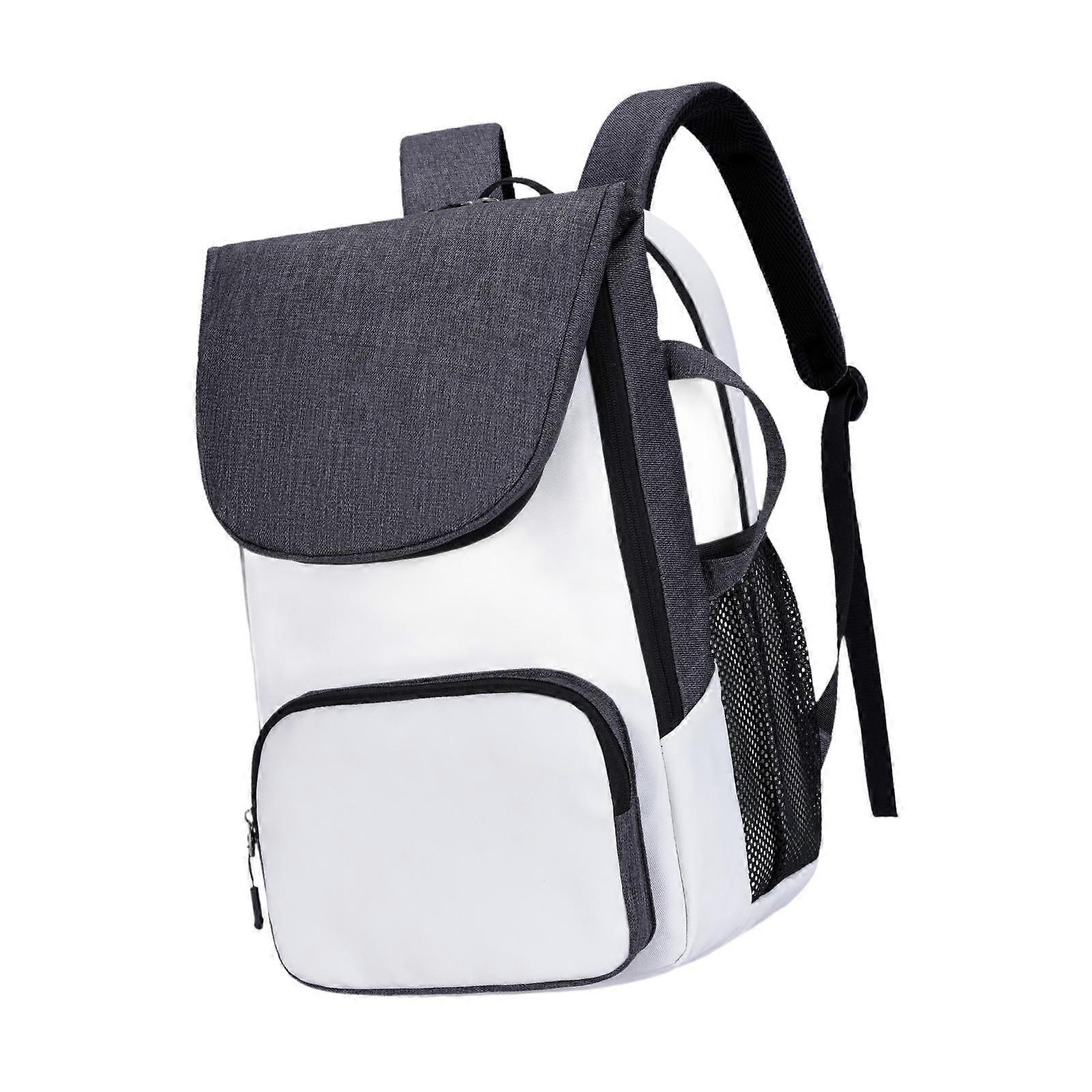 Tennisracketryggsäck Bärväska Utomhussport Reseracketväska vit