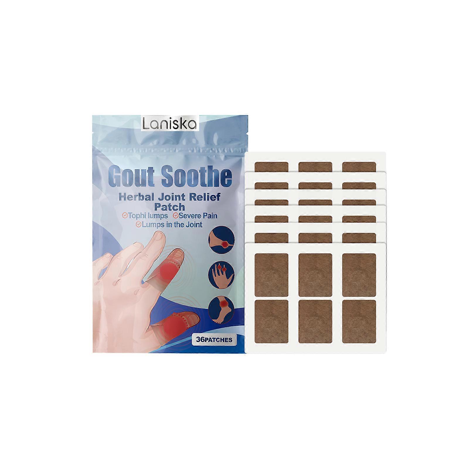 Herbal Joint Care Patch - Relieve Joint Discomfort with Mint, Lemon & Ginger Extracts - 36 Patches
