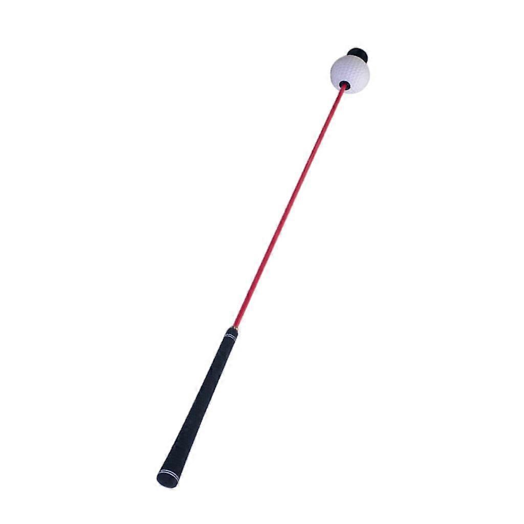 Golf Swing Trainer Warm-Up Stick Gesture Correction Rhythm Accuracy red