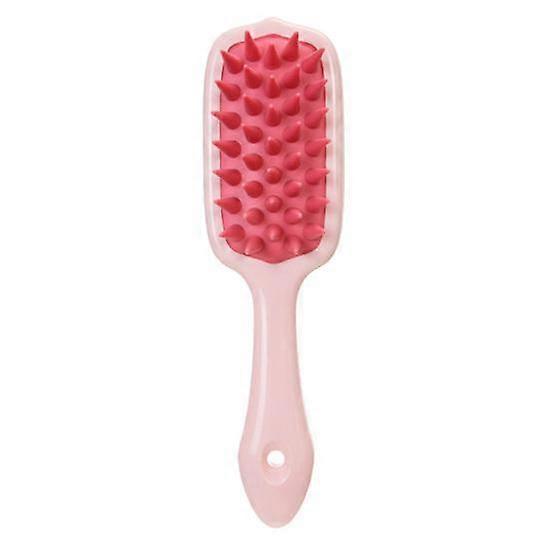 Scalp Massager with Handle Deep Hair Silicone Shampoo Brush Soft Cleaning Bristles Reduce Dandruff