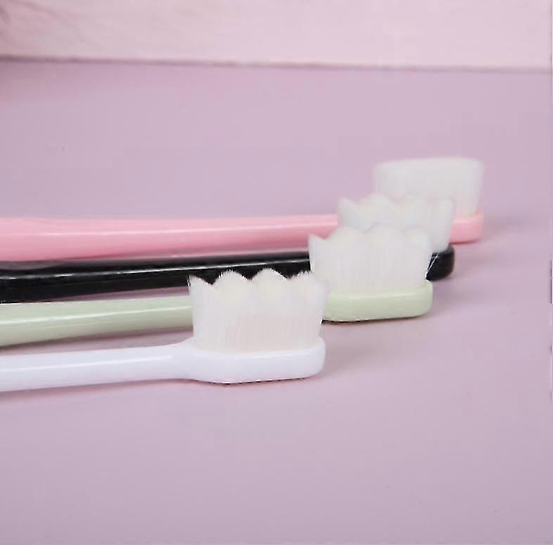4 Pieces Soft Micro-nano Manual Toothbrush Extra Soft Bristles Toothbrush With 20, 000 Bristles For Fragile Gums Adult Kid Children