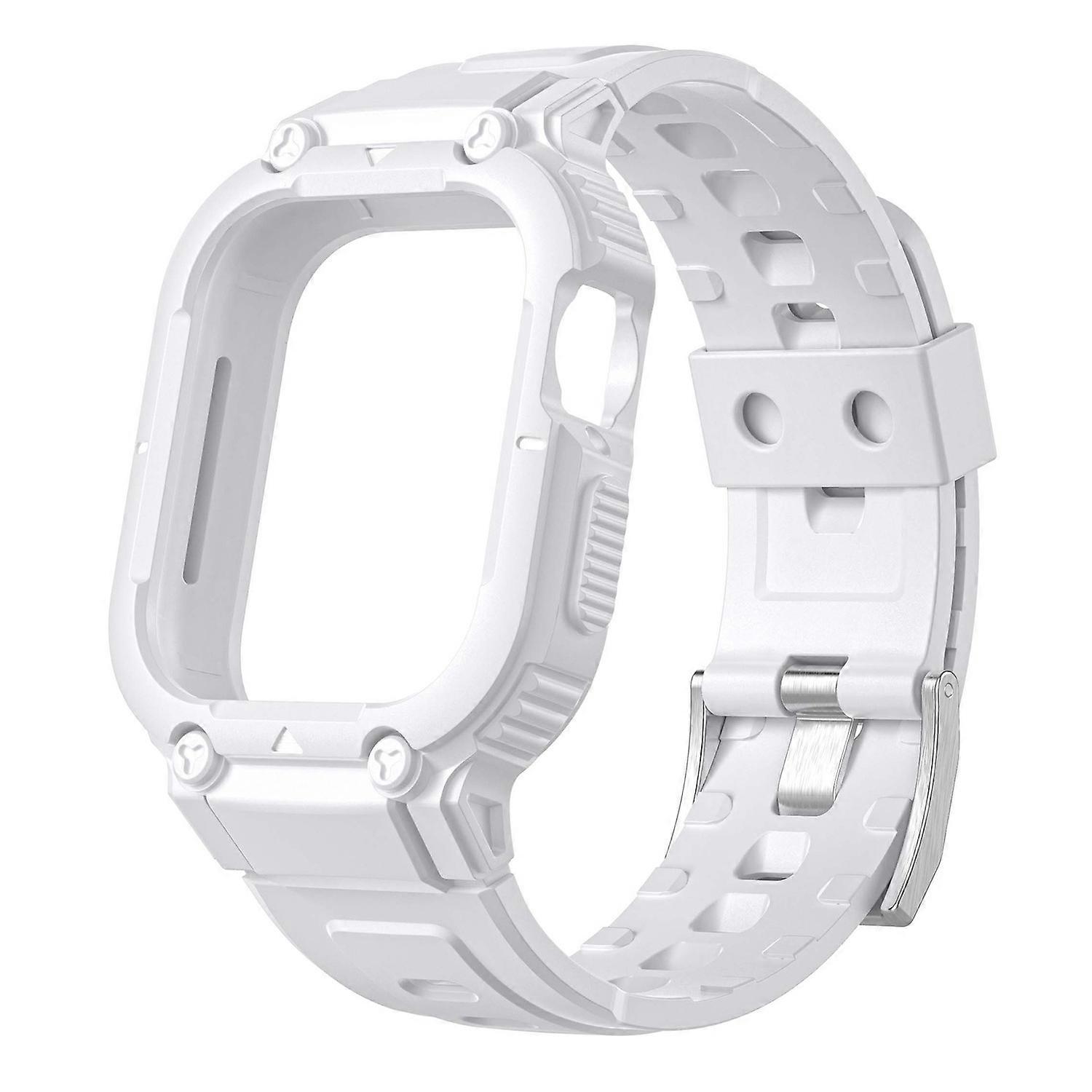 Type E For Appleh Ultra 49mm Siliconeh Band Replacement Strap + Drop-proof Protective