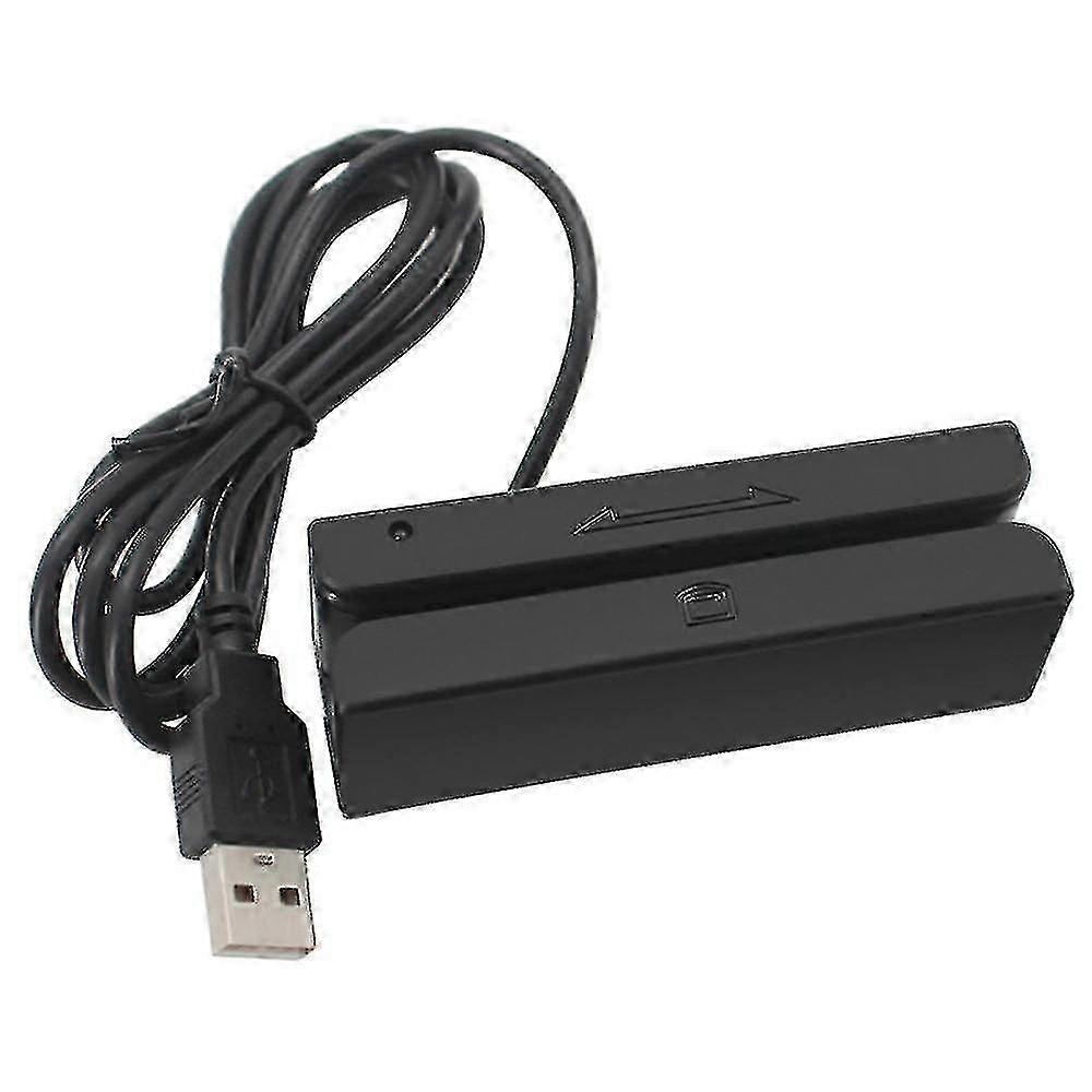 Msr90 Usb Magnetic Strip Card Reading Machine Card Reader Stripe 3 Tracks Mini Swiper For Usb Pc