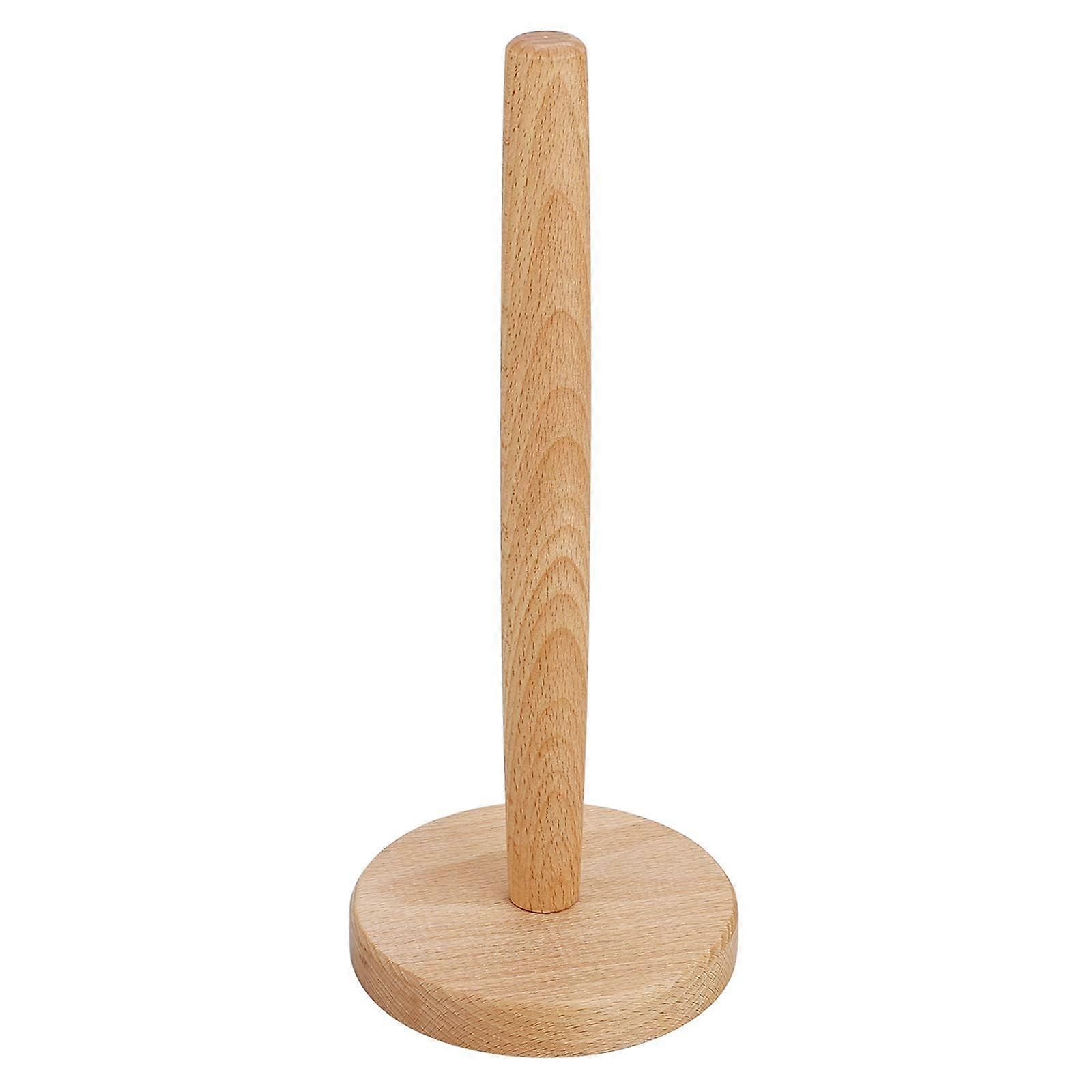 Paper Towel Holder for Kitchen Countertop, Stainless Steel, Modern Design, Fits Standard Roll Sizes