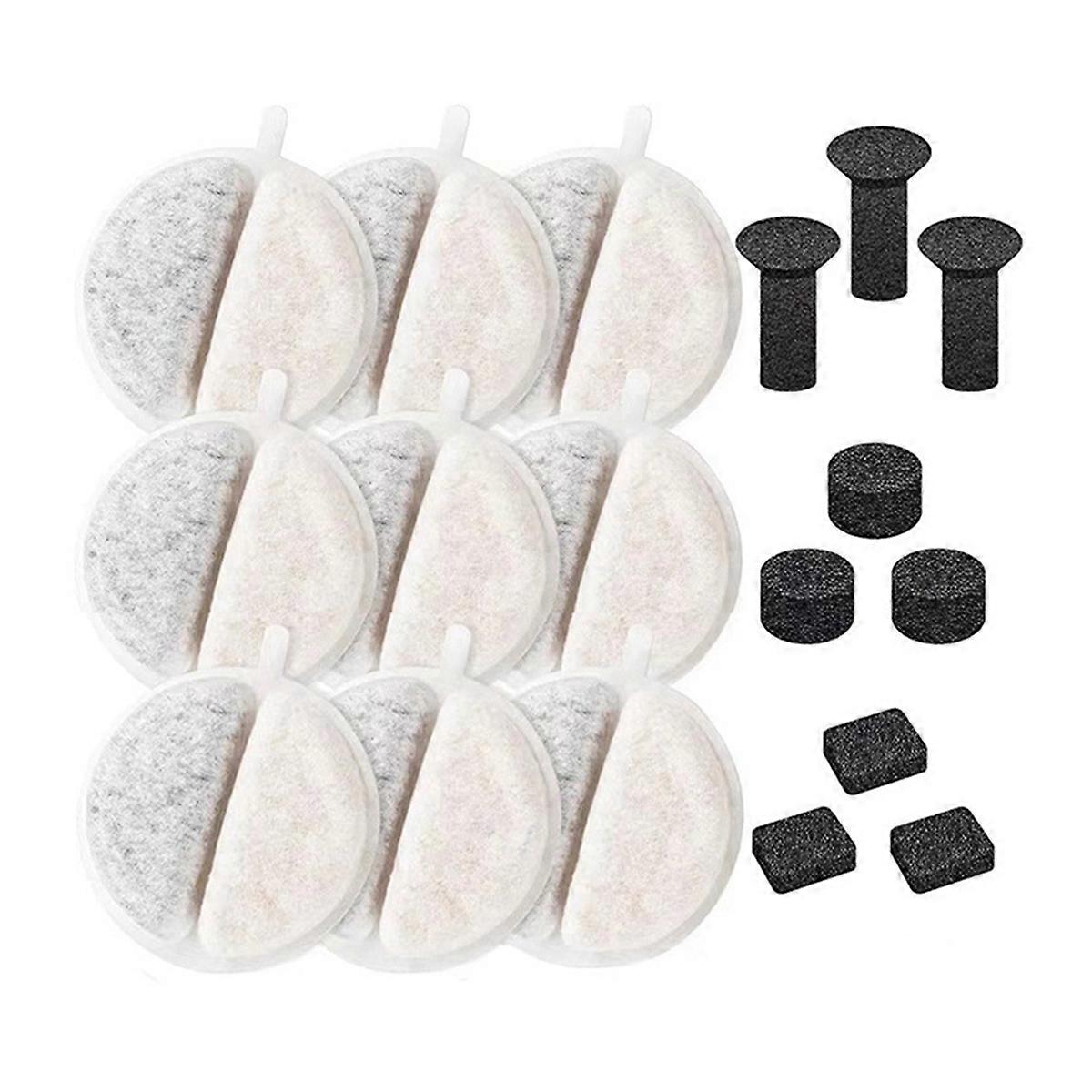 2.5L Cat Water Fountain, High-Efficiency Pet Water Fountain Filters, Compatible with Multiple Model