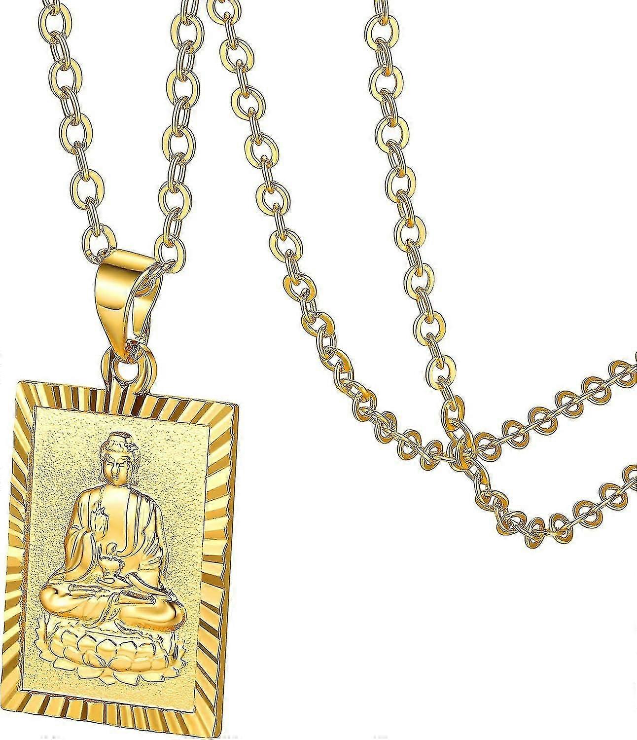 Buddha/Bodhisattva Necklace for Men Women, Lucky Dragon Pendant Talisman Amulet Chinese Jade Spiritu