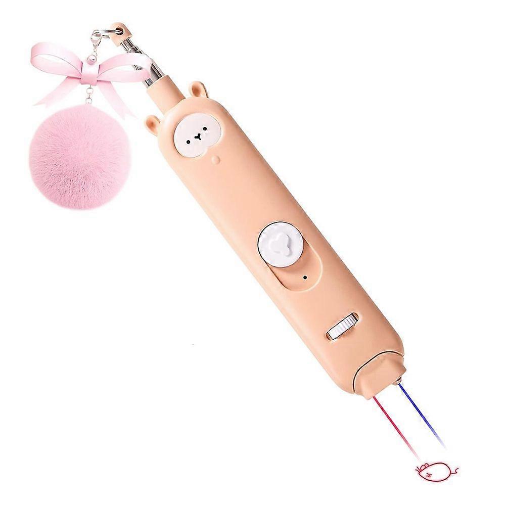 Cat Laser Toys, 2 in 1 Cat Toys,Interactive Cat Toys for Indoor Cats, Light Modes Cat Wand Toy As S