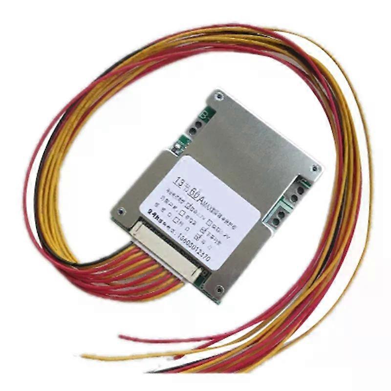 13S 48V 60A Battery Protection Board Electronics-Cell Battery BMS PCB Equalizer BMS Board Module