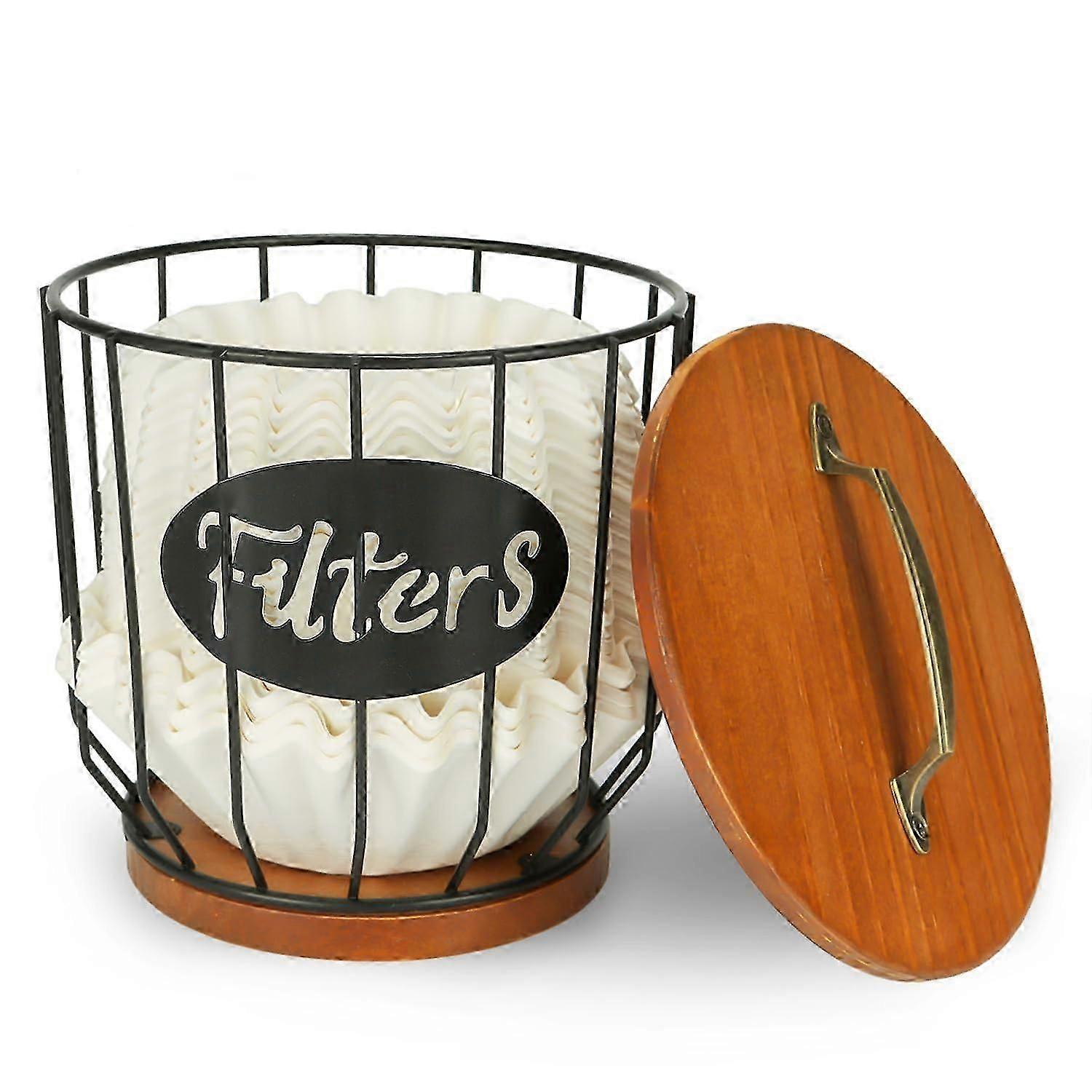 Coffee Filter Holder for Coffee Bar Organizer Decor