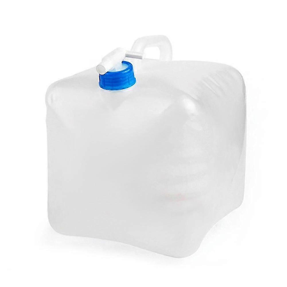 Collapsible Water Container Camping Water Storage Cubes Jug With Spigot Foldable For