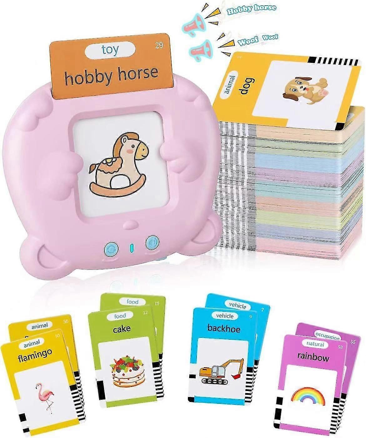 Boost Your Baby's Vocabulary With Rechargeable Talking Flash Cards - Perfect Early Learning Toy For 2-5 Year Olds