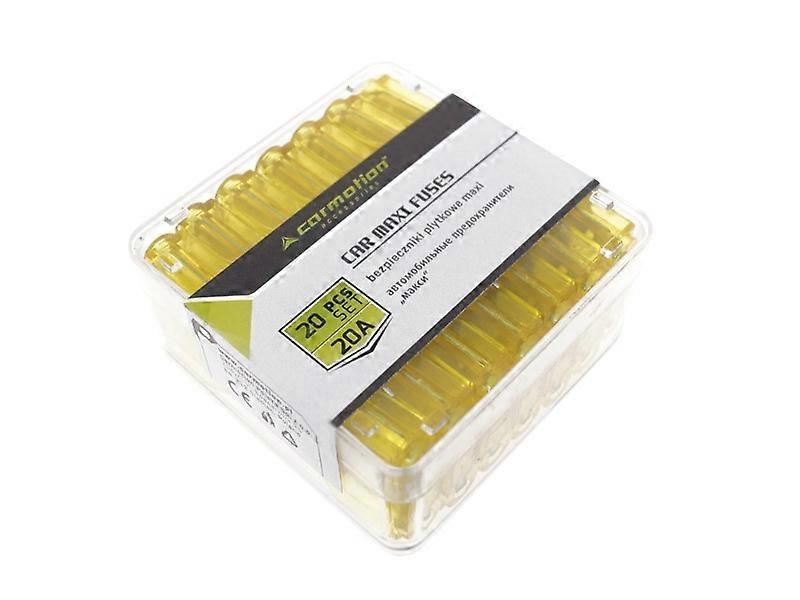Fusibles de cuchilla MAXI 20A, 20 piezas.