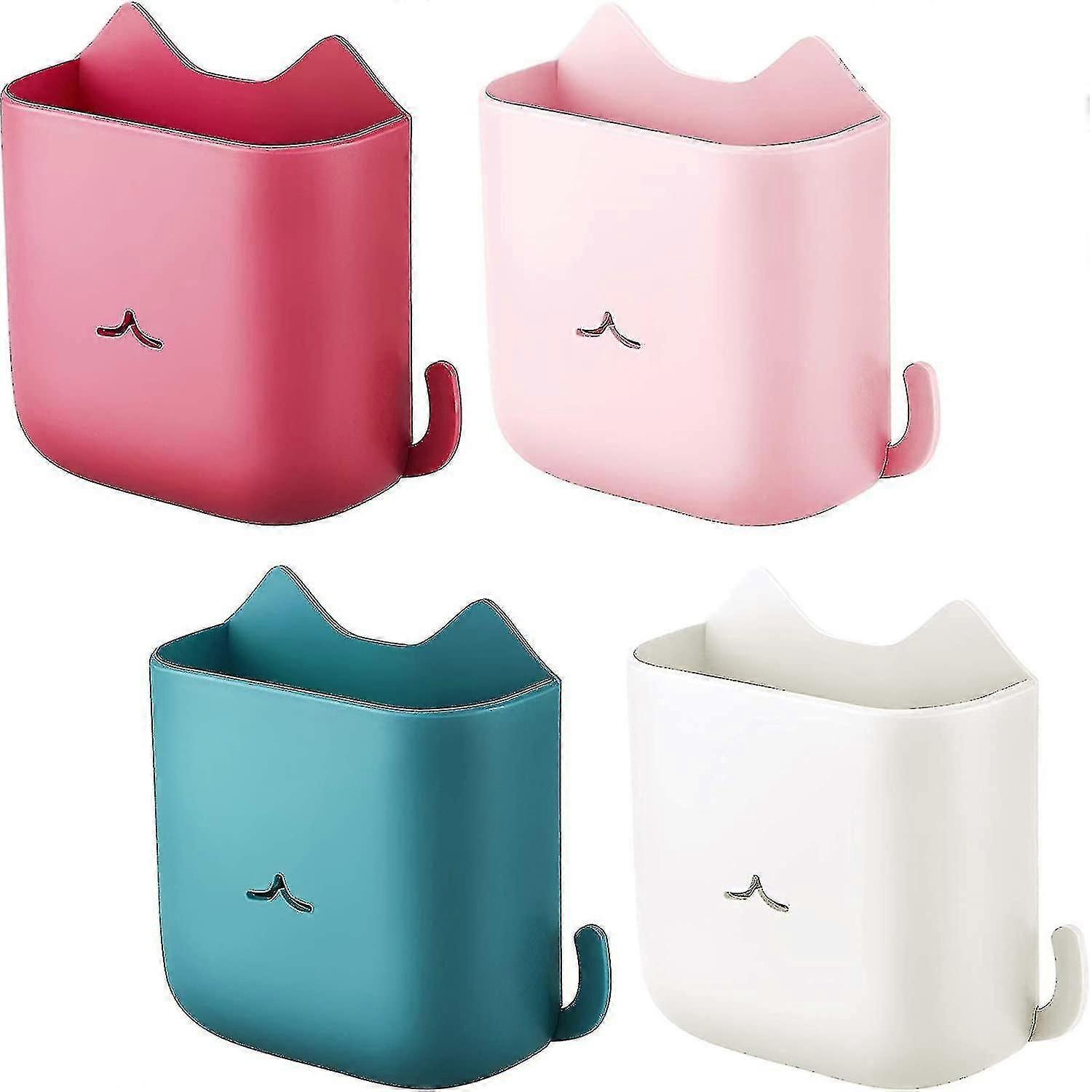 Piece Remote Control Bracket, Wall Mount Remote Control Box Holder Organizer Self-adhesive Mobile Ph_Special Gift