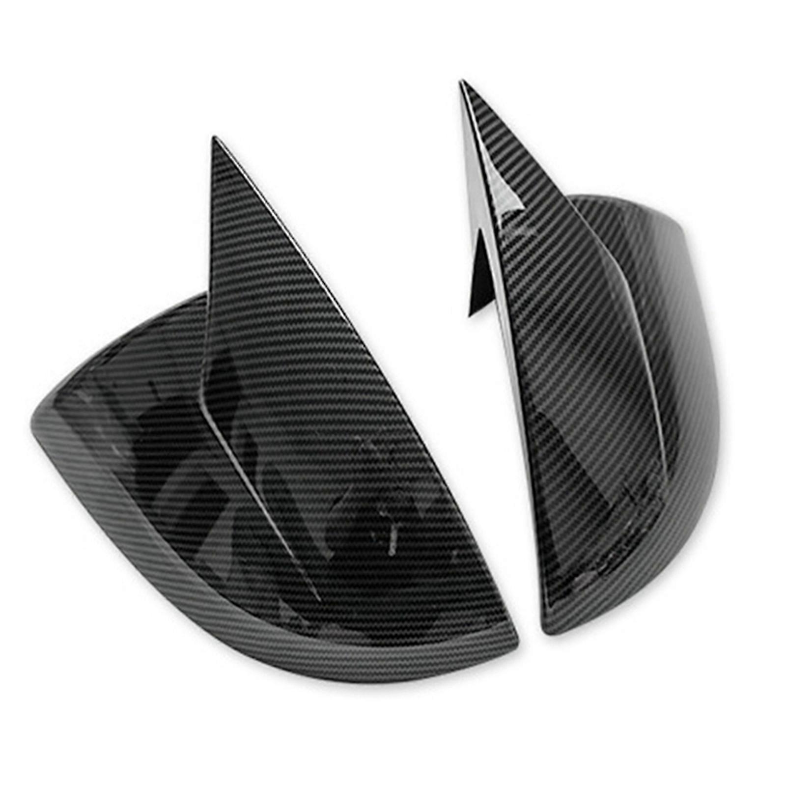 2pcs Carbon Fibre Reversing Side Wing Mirror Housing Cover Trim for MG4 EV2022-2024 Right Left Passenger Side Mirror Cap