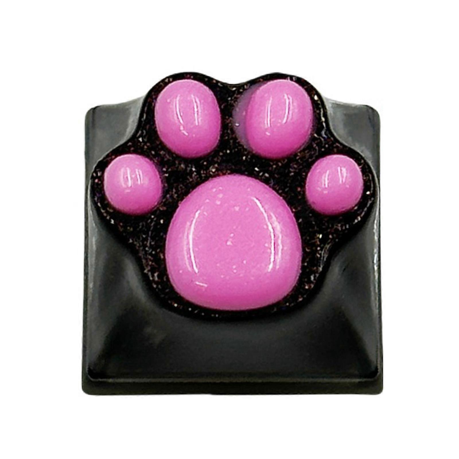 Resin Keycap Translucently Claw Keycap for Mechanical Keyboards Backlights Keycap For Game Computer Keycaps 1PC Pink