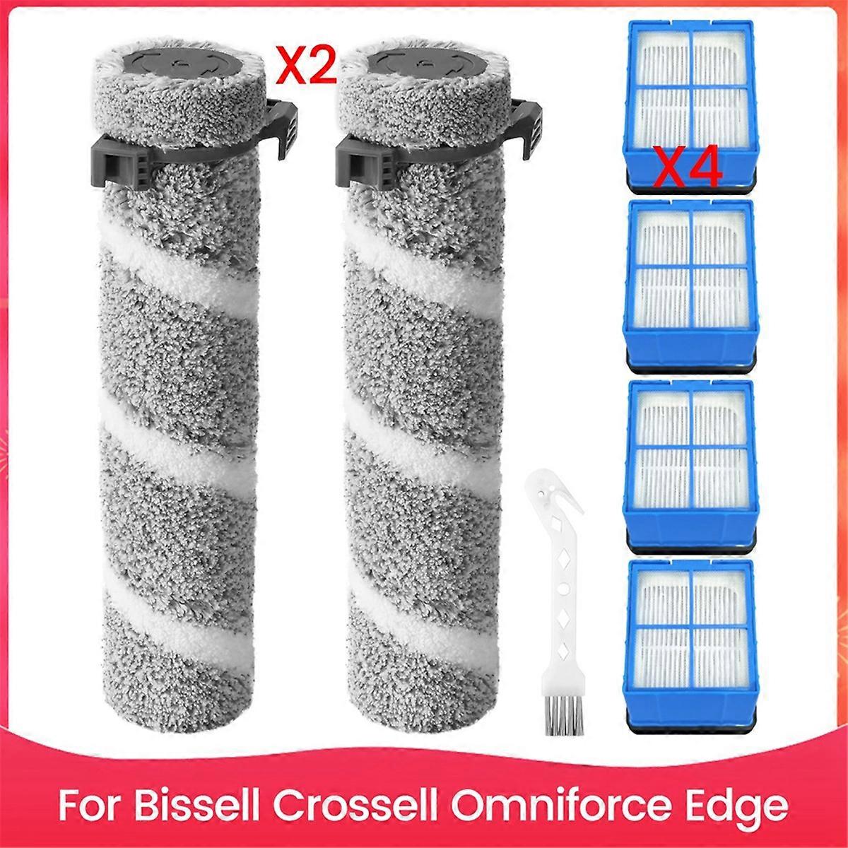 3930F 3933 3930 Brush Roll Filter Replacement Set for CrossWave OmniForce Edge Hard Floor Cleaner Wet Dry Vacuum
