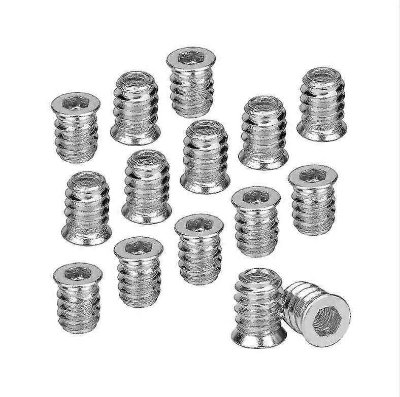 Wood Threaded Insert Hex Nut M6 X 15mm Zinc Alloy Screw Insert Threaded Socket Head Screw M6 Wood Insert