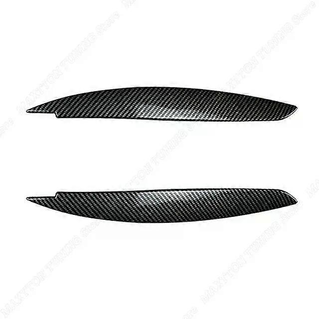 compatible for 1 Series E81 E82 E87 E88 2004-2014 Car Front Headlight Eyebrows Eyelids Lid Cover Trim Lamp Sticker Body Kit Accessories