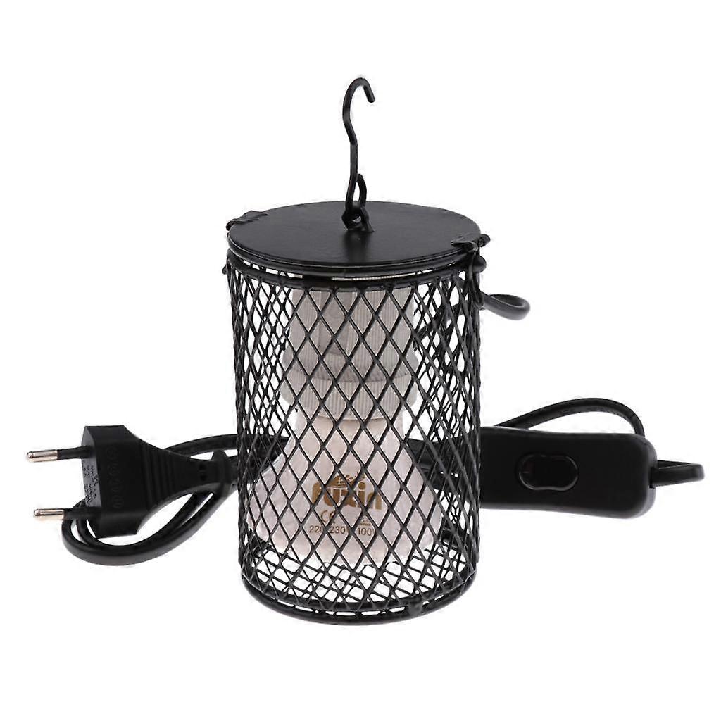 Haustier Reptil Keramik Infrarot Wärmelampe Licht mit Anti-Hitzekäfig