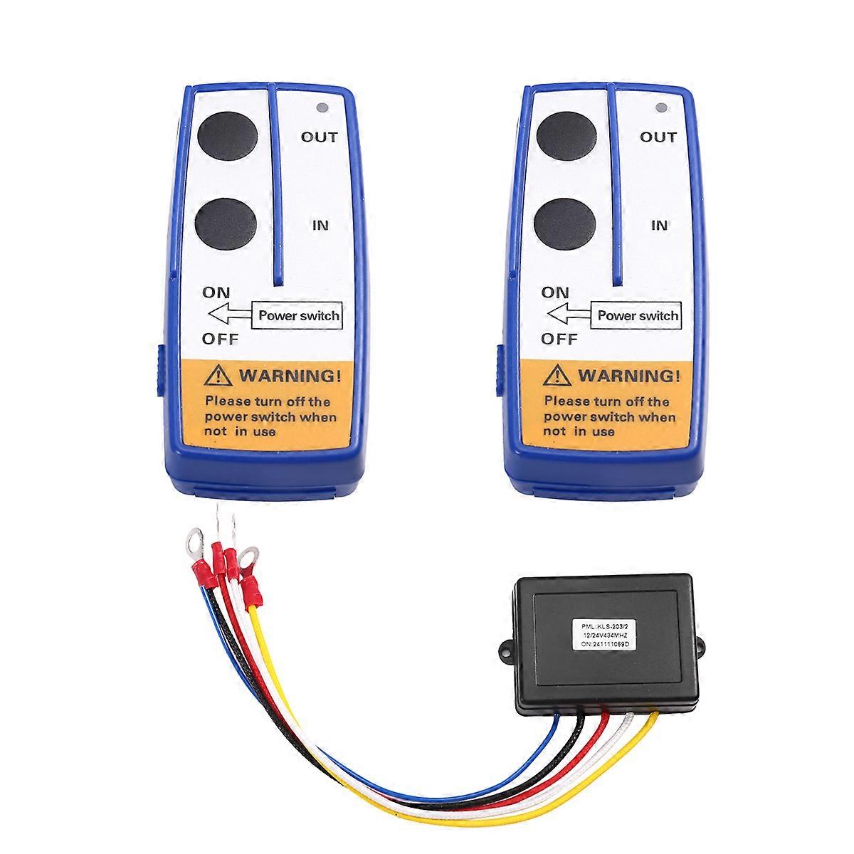 Winch Remote Control Switch Lift Dump Bed 12V Recovery Tow Truck