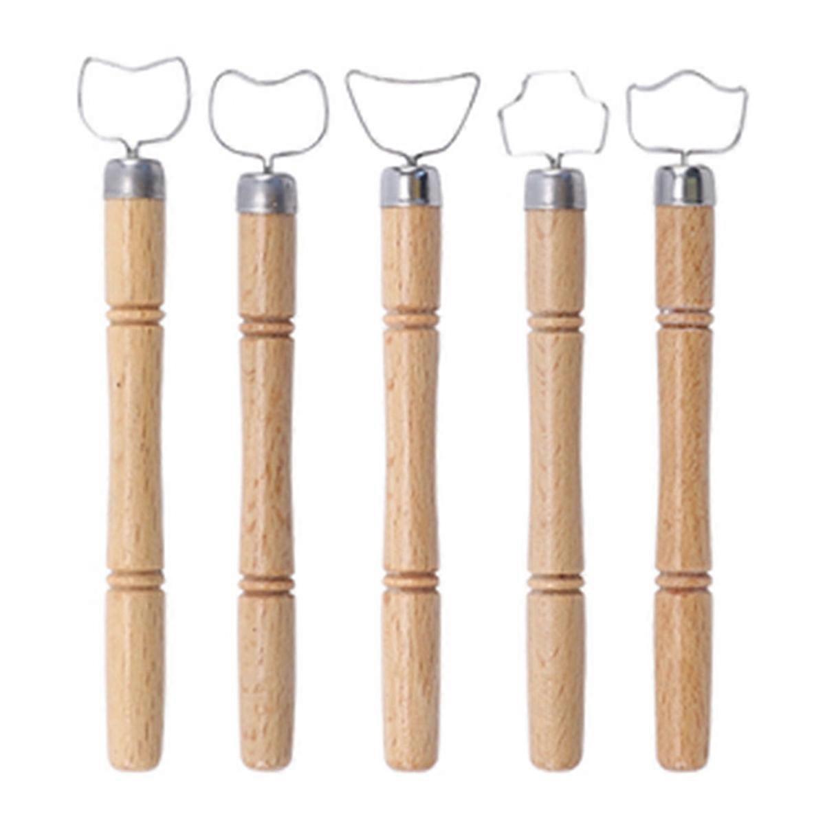 5 Pcs Pottery Handle Shaping Tools Tea Cup Water Glass Handle