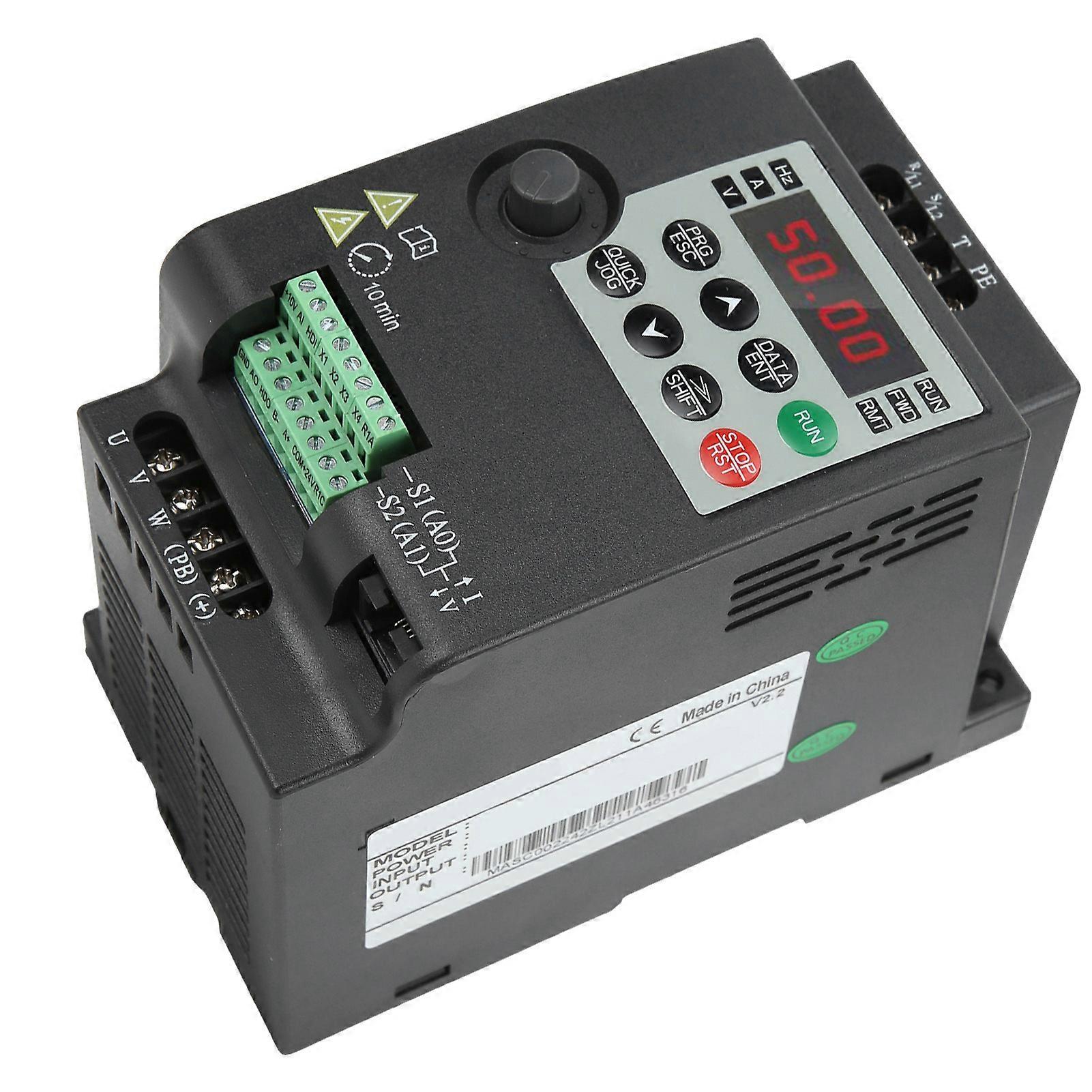 1Phase AC220 - 240V Vector Frequency Converter (SC1001R5G2SB) with V/F Control & PID Automatic Adjustment
