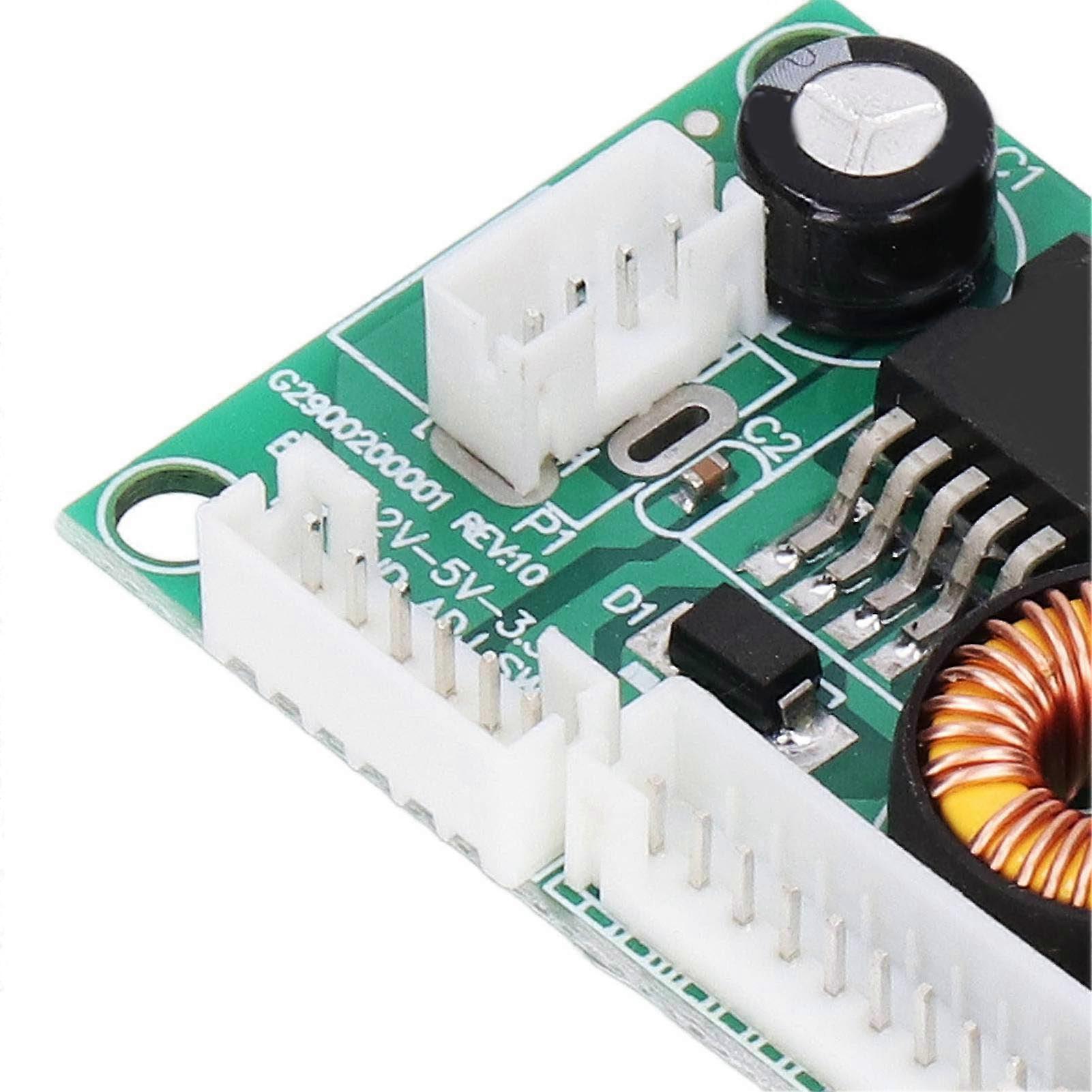 2pcs Voltage Converter Module LCD PCB Power Supply Board with 3 Interfaces 12V to 5V 3.3V