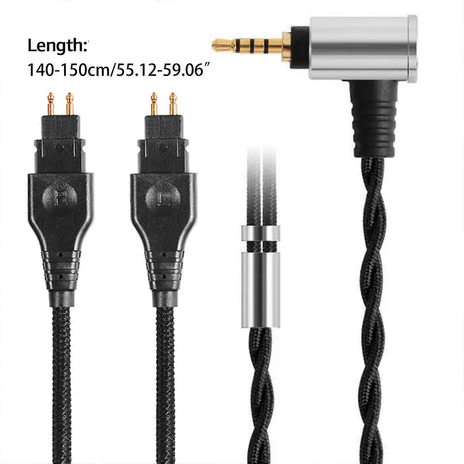 HD560 HD580 HD600 HD660S 게임용 헤드폰 헤드셋 케이블용 교체용 헤드폰 케이블 연장 2. 5mm 3.5mm 4.4mm