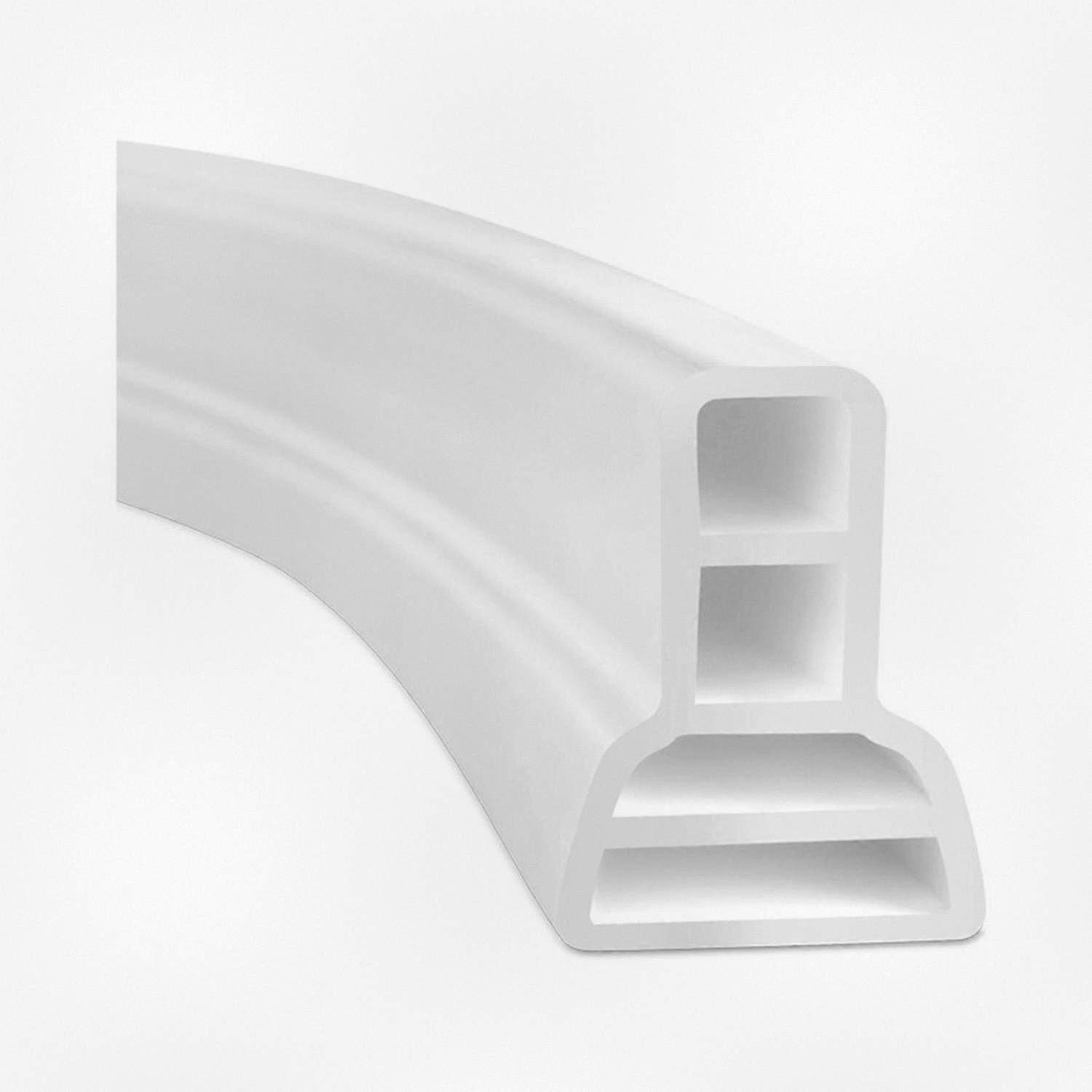 Foldable Shower Threshold Barrier - Water Dam & Flood Stopper for Bathroom