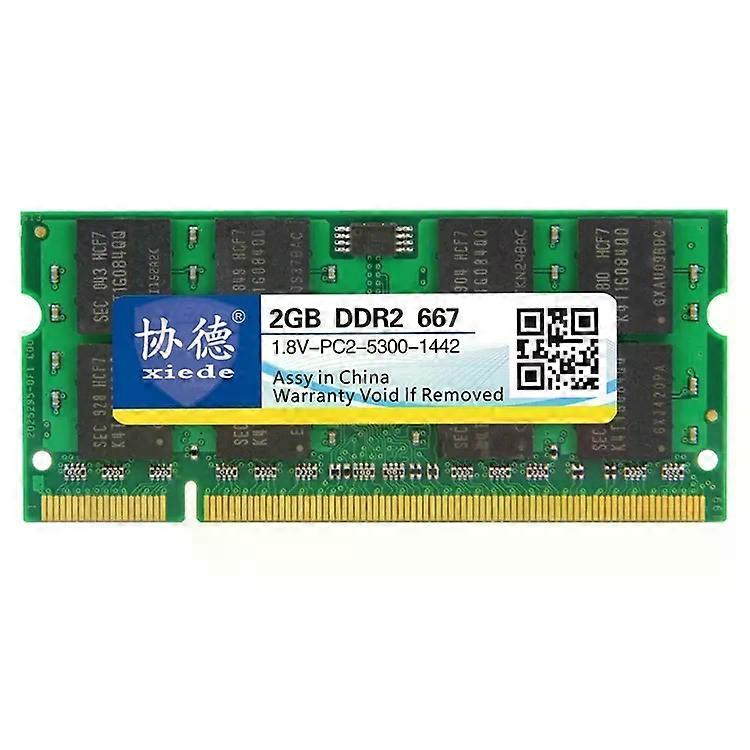 DDR2 667MHz 2GB Laptop RAM Module-XIEDE Full Compatibility