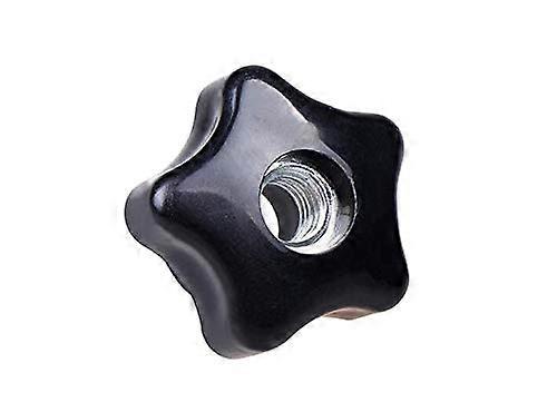 Nuts 2pcs M10 M12 Through Hole Pentagram Hand Screw nut Plum bakelite Handle nut Handle Nuts - (Size: M12)