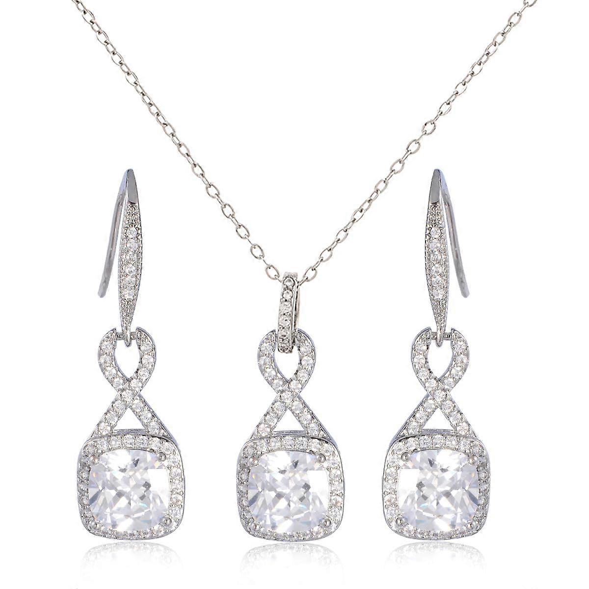 Crystal jewelry set for women