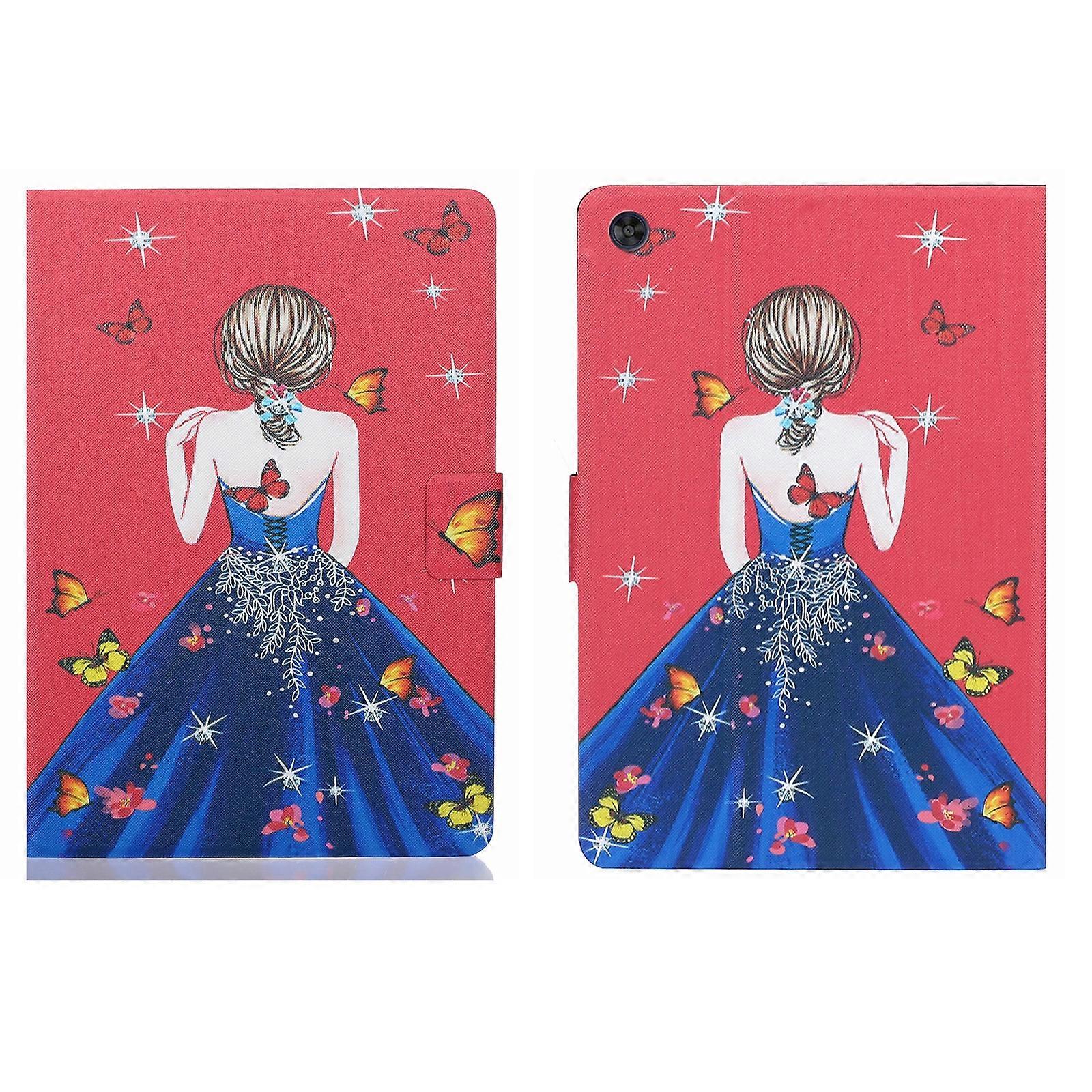 Voltage Coloured Drawing Smart PU Tablet Case with Sleep / Wake-up Function