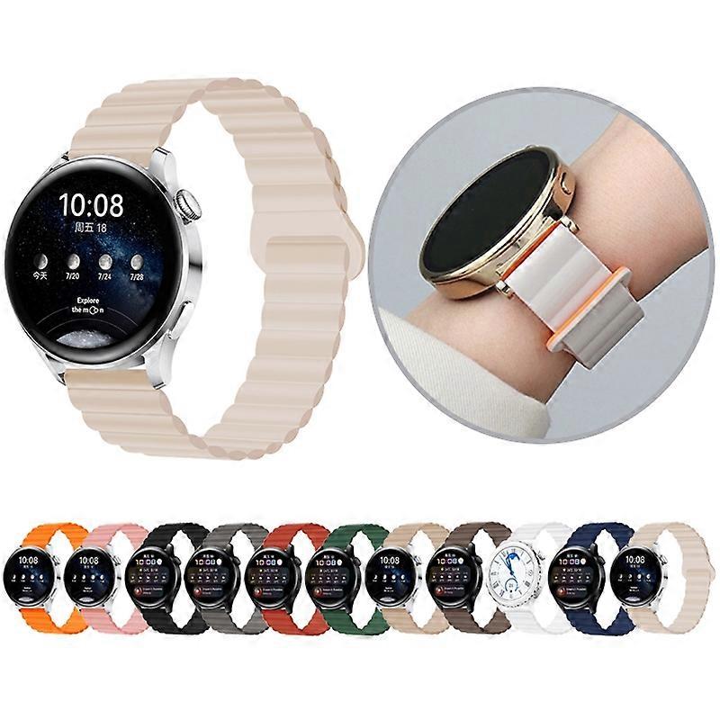 Solid Color Magnetic Silicone Watch Band