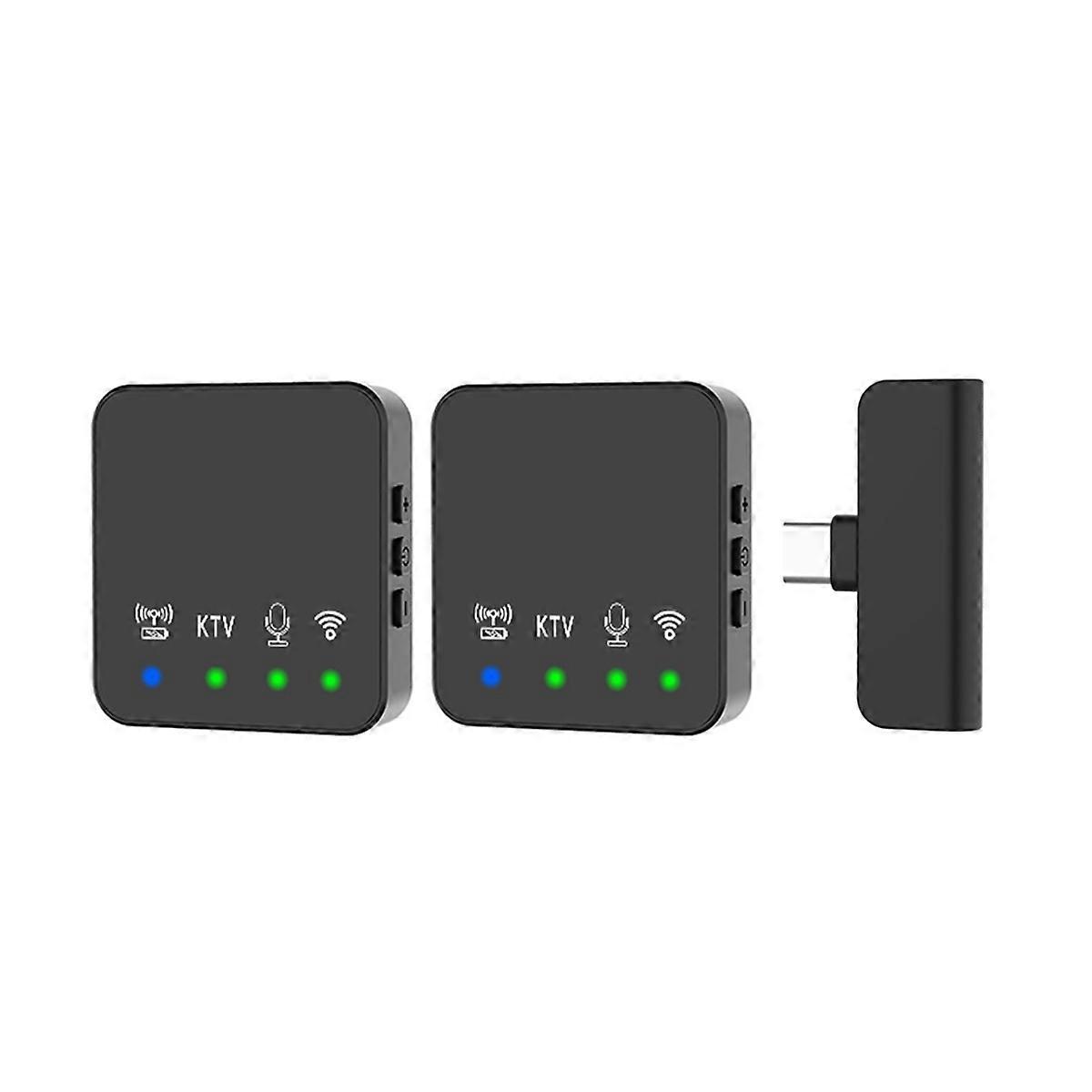 Wireless Lavalier Microphone Portable Audio Video Recording Mini Mic