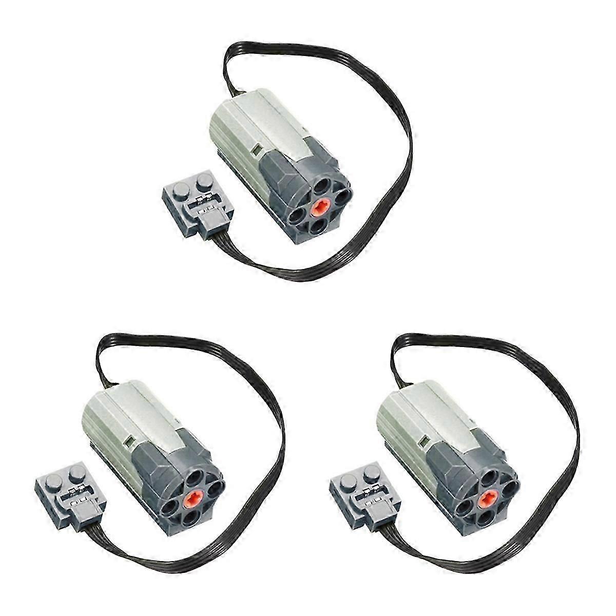 3X Technical Motor Building Block Motor M-Motor 8883 for Power Functions Electric Assembled Buildin